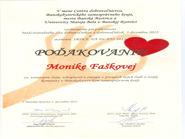 poďakovanie 10122012